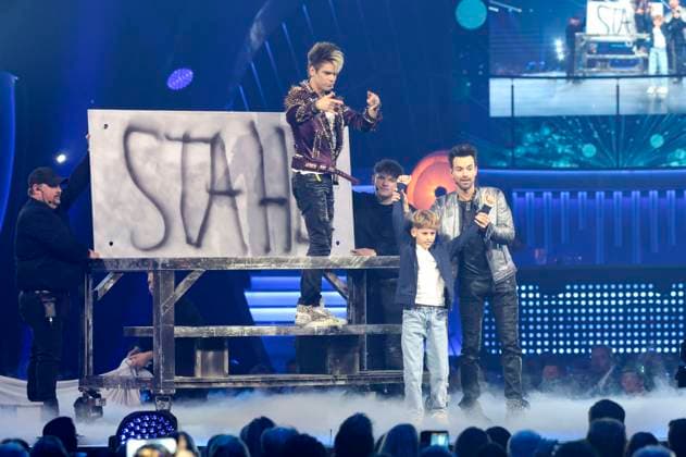 Ehrlich Brothers in der ZDF-Musikshow Die Giovanni Zarrella Show live aus der Messe Offenburg. Offenburg, 22.11.2025