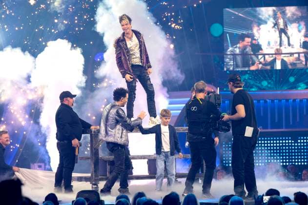 Ehrlich Brothers in der ZDF-Musikshow Die Giovanni Zarrella Show live aus der Messe Offenburg. Offenburg, 22.11.2025