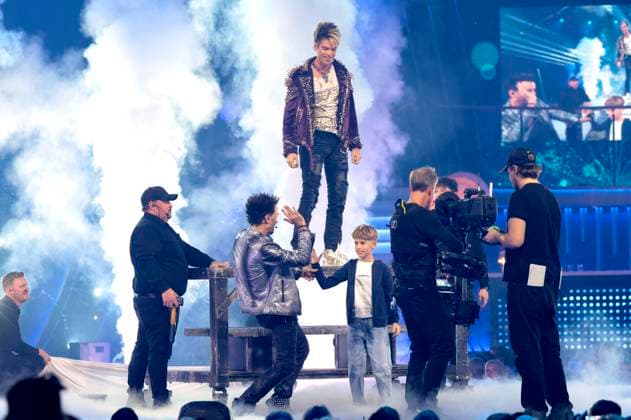 Ehrlich Brothers in der ZDF-Musikshow Die Giovanni Zarrella Show live aus der Messe Offenburg. Offenburg, 22.11.2025