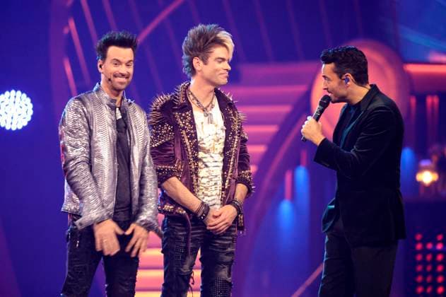 Giovanni Zarrella und die Ehrlich Brothers in der ZDF-Musikshow Die Giovanni Zarrella Show live aus der Messe Offenburg. Offenburg, 22.11.2025
