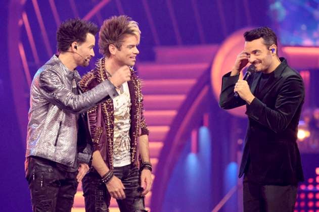 Giovanni Zarrella und die Ehrlich Brothers in der ZDF-Musikshow Die Giovanni Zarrella Show live aus der Messe Offenburg. Offenburg, 22.11.2025
