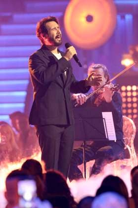Josh Groban in der ZDF-Musikshow Die Giovanni Zarrella Show live aus der Messe Offenburg. Offenburg, 22.11.2025