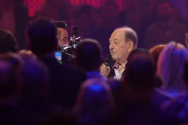 Die Giovanni Zarrella Show - Wir sagen Dankeschön Ralph Siegel. Die Giovanni Zarrella Show. ZDF-Live Sendung vom 22.11.2025 in der Baden-Arena Offenburg unter dem Motto Wir sagen Dankeschön. Offenburg, Baden-Württemberg, Deutschland.