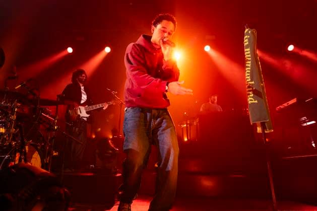 Loyle Carner performs at Victoria Warehouse Loyle Carner performs at Victoria Warehouse, Manchester, England as part of his Hopefully tour on 23rd November 2025, Credit:Mike Gray Avalon  Copyright: xMikexGrayx xAvalonx 1054269477