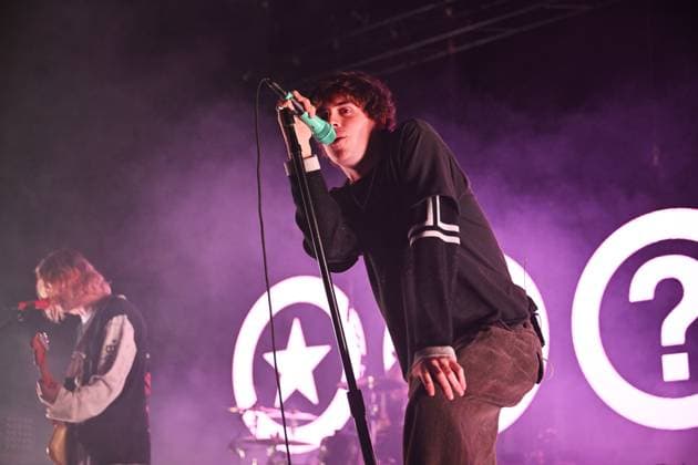 Royel Otis performing at Brixton Academy LONDON, ENGLAND - NOVEMBER 23: Royel Maddell and Otis Pavlovic of ˜Royel Otis™ performing at Brixton Academy on November 23, 2025 in London, England. CAP MAR MAR Great Britain Copyright: xMartinxHarris CapitalxPicturesx