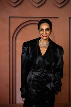 Celebs Attend Inaugural Franca Fund Gala - Doha Farida Khelfa arrives to the Franca Fund Gala at the Museum of Islamic Art, in Doha, Qatar, on November 23, 2025. Photo by Balkis Press ABACAPRESS.COM Doha United Arab Emirates  Copyright: xBalkisxPress ABACAx