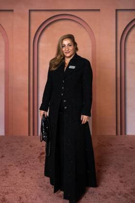 Celebs Attend Inaugural Franca Fund Gala - Doha Aline Asmar d’Amman arrives to the Franca Fund Gala at the Museum of Islamic Art, in Doha, Qatar, on November 23, 2025. Photo by Balkis Press ABACAPRESS.COM Doha United Arab Emirates  Copyright: xBalkisxPress ABACAx