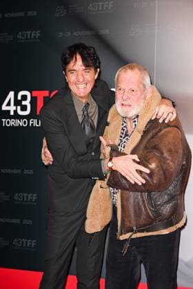 43 Turin Film Festival 2025, Day 3 - Photocall Terry Gilliam Star of the Mole In the photo: Terry Gilliam, Giulio Base  Copyright: xManuelexMangiarottix xipa-agency.netx xMangiarottix xD avanzox IPA_Agency_IPA68330307