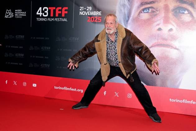 43rd Turin Film Festival 2025, Day 3 - Terry Gilliam Photocall. Pictured: Terry Gilliam  Copyright: xMaurizioxD Avanzox xipa-agency.netx xDxAvanzo xMangiarottix IPA_Agency_IPA68331189