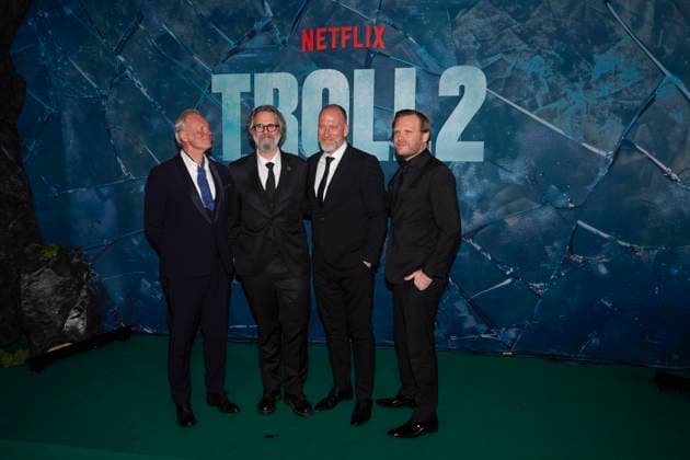 Premiere Troll 2 Oslo 20251124. Ankommer rod loper under premieren av storfilmen Troll 2 pa Colosseum kino mandag kveld. Foto: Thomas Fure NTB Oslo Norge jVQzEkoH-Io EDITORIAL USE ONLY Ref:jVQzEkoH-Io.jpg Copyright: xThomasxFurex xNTBx
