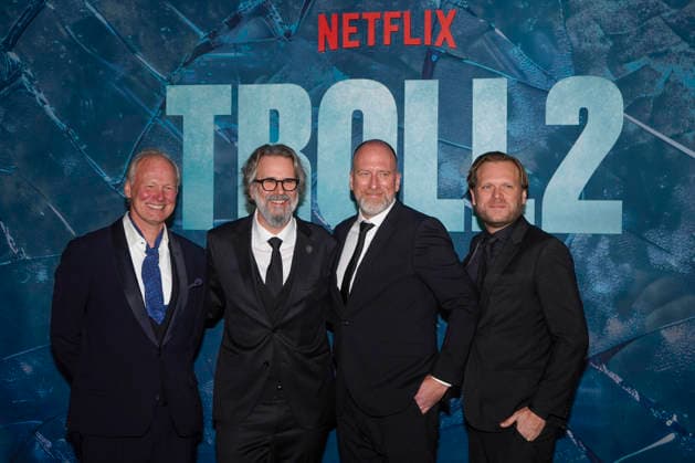 Premiere Troll 2 Oslo 20251124. Ankommer rod loper under premieren av storfilmen Troll 2 pa Colosseum kino mandag kveld. Foto: Thomas Fure NTB Oslo Norge mwl_vafBJtk EDITORIAL USE ONLY Ref:mwl_vafBJtk.jpg Copyright: xThomasxFurex xNTBx