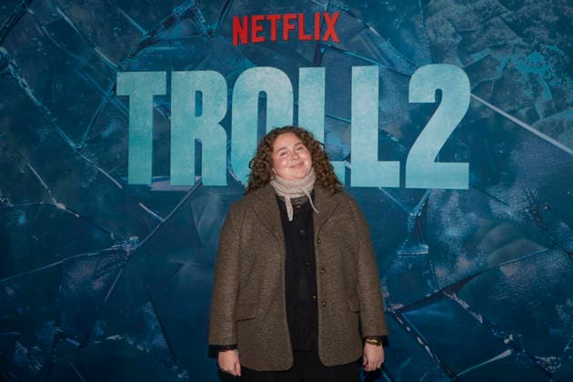 Premiere Troll 2 Oslo 20251124. Ankommer rod loper under premieren av storfilmen Troll 2 pa Colosseum kino mandag kveld. Foto: Thomas Fure NTB Oslo Norge xAr2iRrs500 EDITORIAL USE ONLY Ref:xAr2iRrs500.jpg Copyright: xThomasxFurex xNTBx