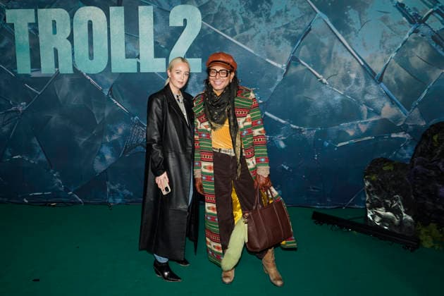 Premiere Troll 2 Oslo 20251124. Ankommer rod loper under premieren av storfilmen Troll 2 pa Colosseum kino mandag kveld. Foto: Thomas Fure NTB Oslo Norge 9XqoyK-PrIM EDITORIAL USE ONLY Ref:9XqoyK-PrIM.jpg Copyright: xThomasxFurex xNTBx