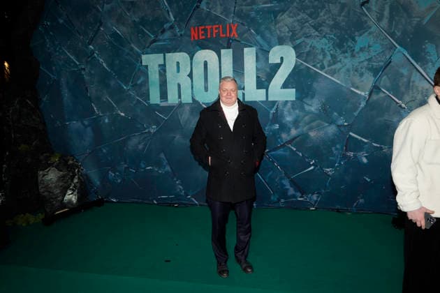 Premiere Troll 2 Oslo 20251124. Ankommer rod loper under premieren av storfilmen Troll 2 pa Colosseum kino mandag kveld. Foto: Thomas Fure NTB Oslo Norge nZL4U7wnpe0 EDITORIAL USE ONLY Ref:nZL4U7wnpe0.jpg Copyright: xThomasxFurex xNTBx