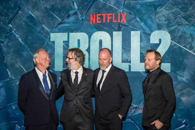 Premiere Troll 2 Oslo 20251124. Ankommer rod loper under premieren av storfilmen Troll 2 pa Colosseum kino mandag kveld. Foto: Thomas Fure NTB Oslo Norge HgmIO5fLvM4 EDITORIAL USE ONLY Ref:HgmIO5fLvM4.jpg Copyright: xThomasxFurex xNTBx