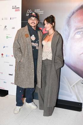 43rd Turin Film Festival 2025, Day 3 - Red carpet for the film Find your friends Pictured: Izabel Pakzad, James Franco  Copyright: xManuelexMangiarottix xipa-agency.netx xD xAvanzo Mangiarottix IPA_Agency_IPA68343214