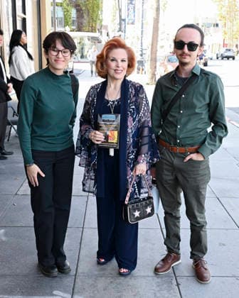 November 23, 2025, Beverly Hills, California, USA: ABBEY NUNEZ, Actress, producer and activist KAT KRAMER and JAKE LEYLIAN attend the director Stanley Kramer Double Feature: Judgment At Nuremberg and On The Beach presented By Kat Kramer s Films That Change The World. Beverly Hills USA - ZUMAb173 20251123_aap_b173_055 Copyright: xBillyxBennightx
