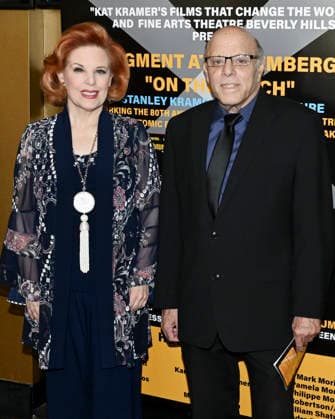 November 23, 2025, Beverly Hills, California, USA: Actress, producer and activist KAT KRAMER and JOEY LUFT attends the director Stanley Kramer Double Feature: Judgment At Nuremberg and On The Beach presented By Kat Kramer s Films That Change The World. Beverly Hills USA - ZUMAb173 20251123_aap_b173_099 Copyright: xBillyxBennightx