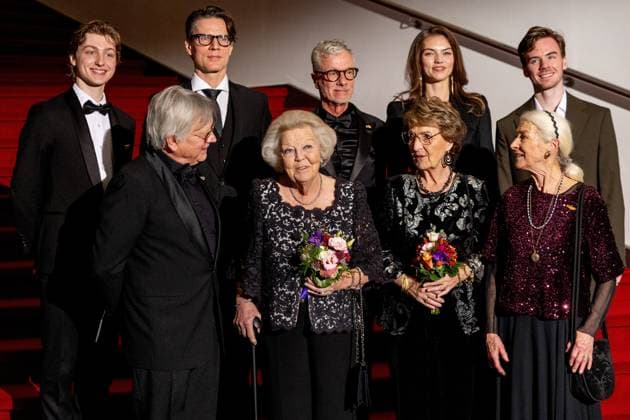 Amsterdam, The Netherlands, 2025-11-24 20:54:09 AMSTERDAM, 24-11-2025, DeLaMar. Princess Beatrix and Princess Margriet attend the 27th edition of the Dutch Ballet Gala, organized by the Dansersfonds 79 Foundation, at DeLaMar in Amsterdam. PHOTO: NLBeeld Patrick van Emst Credit: NL Beeld Patrick van Emst  Copyright: xx x