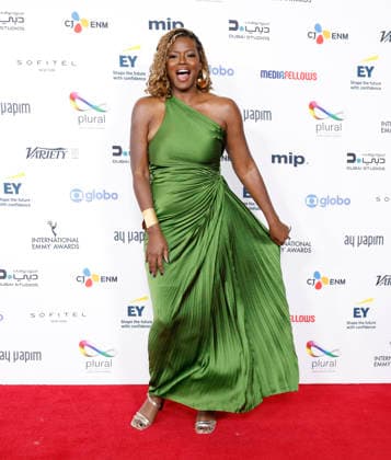 Cassandra Freeman arrives on the red carpet at the 53rd International Emmy Awards at New York Hilton Midtown in New York City on Monday, November 24, 2025.  NYP20251124216 JohnxAngelillo
