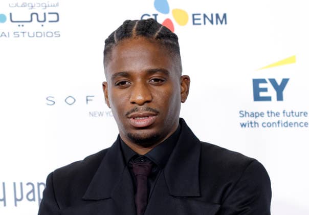 Samuel Arnold arrives on the red carpet at the 53rd International Emmy Awards at New York Hilton Midtown in New York City on Monday, November 24, 2025.  NYP20251124217 JohnxAngelillo