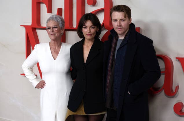 Ella McCay UK Special Screening at Picture house Central in London, UK - 24 Nov 2025 Jamie Lee Curtis, Emma Mackey and Jack Lowden attend the Ella McCay UK Special Screening at Picture house Central. London United Kingdom Copyright: xFredxDuvalx xSOPAxImagesx FD_Ella_McCay_02