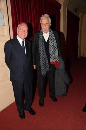 Rome, Sala Umberto Theatre Gigi Proietti Award, In the photo: Nicola Piovani Gianni Letta  Copyright: xVincenzoxLandix xipa-agency.netx xVincenzoxLandix IPA_Agency_IPA68351365