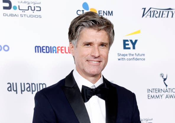 Kyle Martino arrives on the red carpet at the 53rd International Emmy Awards at New York Hilton Midtown in New York City on Monday, November 24, 2025.  NYP20251124235 JohnxAngelillo