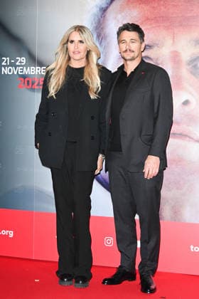 43rd Turin Film Festival 2025, Day 4 - Photocall 127 Hours Pictured: James Franco, Tiziana Rocca  Copyright: xManuelexMangiarottix xipa-agency.netx xDxAvanzo Mangiarottix IPA_Agency_IPA68362883