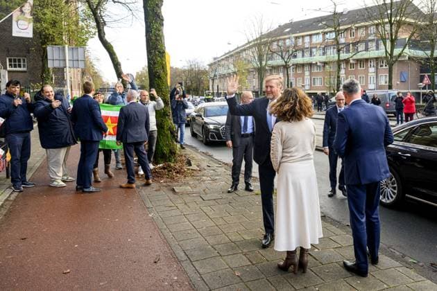 Amsterdam, The Netherlands, 2025-11-25 13:31:42 AMSTERDAM, 25-11-2025, Suriname Museum. King Willem-Alexander opens the Suriname Museum in Amsterdam on the 50th anniversary of the Republic of Suriname. The Suriname Museum is an initiative of the Our Suriname Association, which aims to bring together knowledge about Suriname s history, society, and culture in a central location. PHOTO: NLBeeld Patrick van Emst Credit: NL Beeld Patrick van Emst  Copyright: xx x