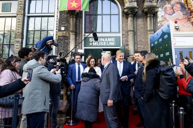 Amsterdam, The Netherlands, 2025-11-25 14:58:43 AMSTERDAM, 25-11-2025, Suriname Museum. King Willem-Alexander opens the Suriname Museum in Amsterdam on the 50th anniversary of the Republic of Suriname. The Suriname Museum is an initiative of the Our Suriname Association, which aims to bring together knowledge about Suriname s history, society, and culture in a central location. PHOTO: NLBeeld Patrick van Emst Credit: NL Beeld Patrick van Emst  Copyright: xx x