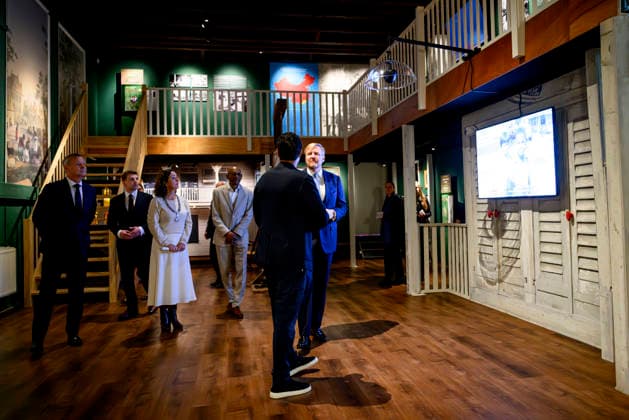 25-11-2025 Amsterdam King Willem-Alexander attend the opening of the Suriname Museum in Amsterdam, marking the fiftieth anniversary of the Republic of Suriname. Â  Copyright: xPPEx