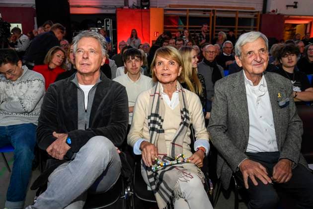 ABB Joerg Pilawa Dieter Hermann mit Frau Uschi Glas zu Gast bei der Feier 30 Jahre Die Arche am 25.11.2025 in Berlin - Der Verein Die Arche Christliches Kinder und Jugendwerk e. V. der Verein wurde 1995 in Berlin-Hellersdorf gegruendet, das sich gegen Kinderarmut in Deutschland engagiert Berlin Deutschland