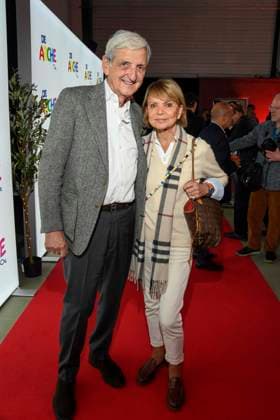 ABB Dieter Hermann mit Frau Uschi Glas Ehepaar Schauspielerin zu Gast bei der Feier 30 Jahre Die Arche am 25.11.2025 in Berlin - Der Verein Die Arche Christliches Kinder und Jugendwerk e. V. der Verein wurde 1995 in Berlin-Hellersdorf gegruendet, das sich gegen Kinderarmut in Deutschland engagiert Berlin Deutschland