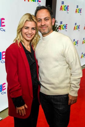 ABB Susan Sideropoulos und ihr Ehemann Jakob Shtizberg zu Gast bei der Feier 30 Jahre Die Arche am 25.11.2025 in Berlin - Der Verein Die Arche Christliches Kinder und Jugendwerk e. V. der Verein wurde 1995 in Berlin-Hellersdorf gegruendet, das sich gegen Kinderarmut in Deutschland engagiert Berlin Deutschland
