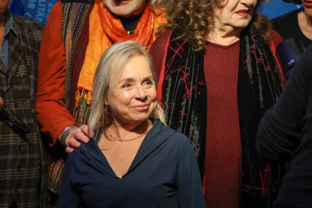 Premiere Münster-Tatort. Pressetermin zur Premiere des neuen ;Münster-Tatort Die Erfindung des Rades. Die Ausstrahlung ist am 7. Dezember im Ersten und der ARD Mediathek. ChrisTine Urspruch, als Silke Haller. Münster, Nordrhein-Westfalen, DEU, Deutschland, 25.11.2025