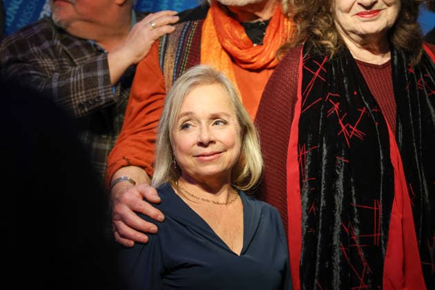 Premiere Münster-Tatort. Pressetermin zur Premiere des neuen ;Münster-Tatort Die Erfindung des Rades. Die Ausstrahlung ist am 7. Dezember im Ersten und der ARD Mediathek. ChrisTine Urspruch, as Silke Haller. Münster, Nordrhein-Westfalen, DEU, Deutschland, 25.11.2025