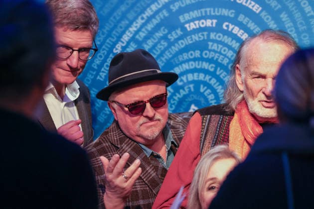 Premiere Münster-Tatort. Pressetermin zur Premiere des neuen ;Münster-Tatort Die Erfindung des Rades. Die Ausstrahlung ist am 7. Dezember im Ersten und der ARD Mediathek. Axel Prahl, als Frank Thiel. Münster, Nordrhein-Westfalen, DEU, Deutschland, 25.11.2025