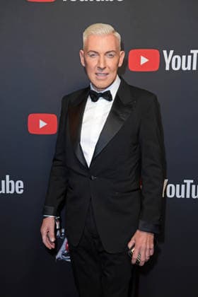H.P. Baxxter (Scooter) auf dem Roten Teppich zum YOUTUBE MUSIC AWARD DINNER im Grill Royal in Berlin am 25.11.2025