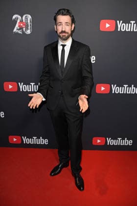 Jan Koeppen auf dem Roten Teppich zum YOUTUBE MUSIC AWARD DINNER im Grill Royal in Berlin am 25.11.2025