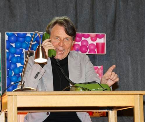 Wolfgang Bahro bei der Feier 30 Jahre Die Arche in Berlin.