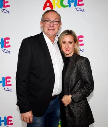Bernd Siggelkow, Linda Siggelkow-Lehmann bei der Feier 30 Jahre Die Arche in Berlin.