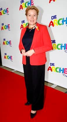 Franziska Giffey bei der Feier 30 Jahre Die Arche in Berlin.