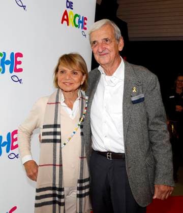 Dieter Hermann mit Frau Uschi Glas bei der Feier 30 Jahre Die Arche in Berlin.
