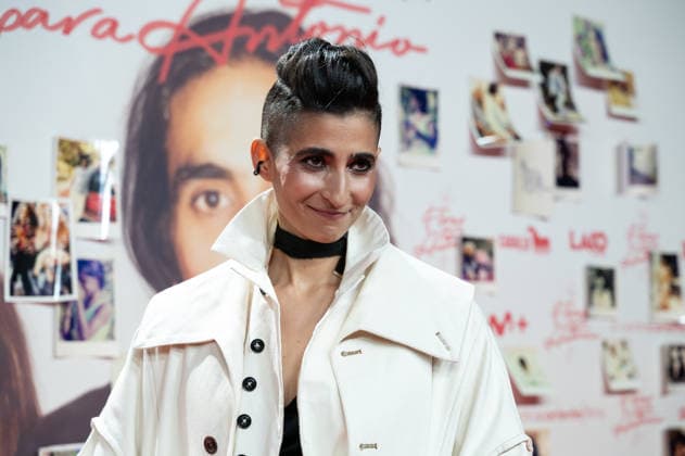 November 25, 2025, Madrid, Spain: Actress Alba Flores seen during the premiere of Flowers for Antonio at the Callao Cinema in Madrid. Madrid Spain - ZUMAs197 20251125_aaa_s197_110 Copyright: xAtilanoxGarciax