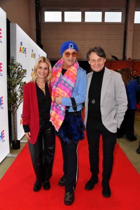 RECORD DATE NOT STATED Jubiläumsfeier 30 Jahre Die ARCHE Susan Sideropoulos, Julian F.M. Stoeckel und Wolfgang Bahro bei der Jubiläumsfeier 30 Jahre Die ARCHE in Berlin 25.11.2025 Copyright: xEventpressxBerndtx