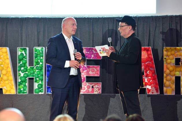 RECORD DATE NOT STATED Jubiläumsfeier 30 Jahre Die ARCHE Kai Wegner (Regierende Bürgermeister von Berlin) und Wolfgang Büscher bei der Jubiläumsfeier 30 Jahre Die ARCHE in Berlin 25.11.2025 Copyright: xEventpressxBerndtx