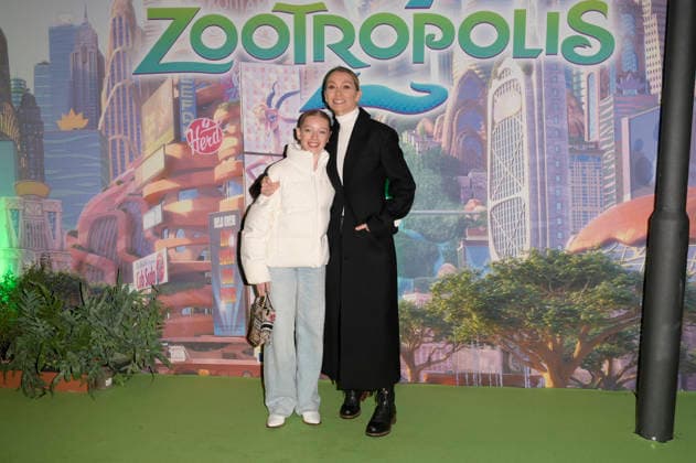 November 25, 2025, Rome, Italy: Julia Balzaretti (l) and Eleonora Abbagnato (r) attend the Disney movie premiere Zootropolis 2 green carpet at The Space Cinema Moderno. Rome Italy - ZUMAs197 20251125_aaa_s197_209 Copyright: xMarioxCartellix