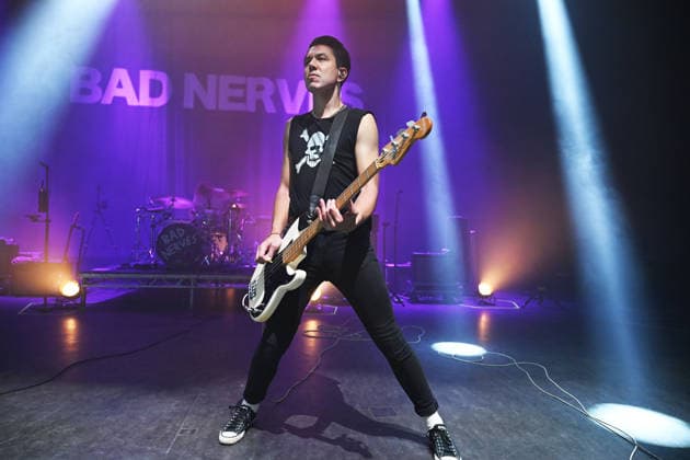 Bad Nerves performing at Shepherd™s Bush Empire LONDON, ENGLAND - NOVEMBER 25: Jonathan Poulton of ˜Bad Nerves™ performing at Shepherd™s Bush Empire on November 25, 2025 in London, England. CAP MAR MAR Great Britain Copyright: xMartinxHarris CapitalxPicturesx