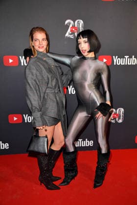 Yvonne Catterfeld und Domiziana beim YouTube Music Award Dinner im Restaurant Grill Royal in Berlin 25.11.2025